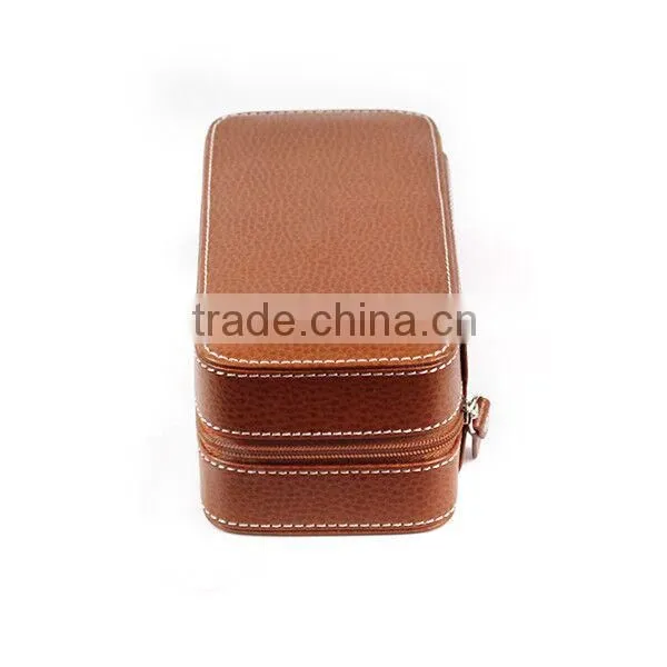 Wholesale Custom Luxury Faux Leather Travel Watch Box Packaging photo-3
