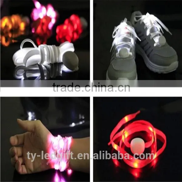 Led Flash Shoe Lace Nylon Nylon Shoe Lace Led Lighted
