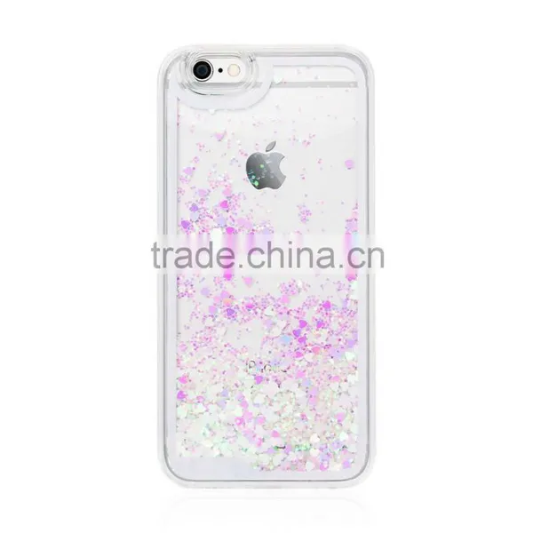 Bling Sparkle Glitter Heart Liquid Quicksand TPU Phone Case For IPhone 6s 6 Plus photo-4