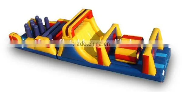 50ft Long Cheap Kids Obstacle Course Inflatable Equipment for Fun photo-3