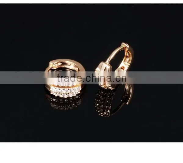 2016 Fancy Ladies Latest Design Gold Earings Diamond Earring photo-2