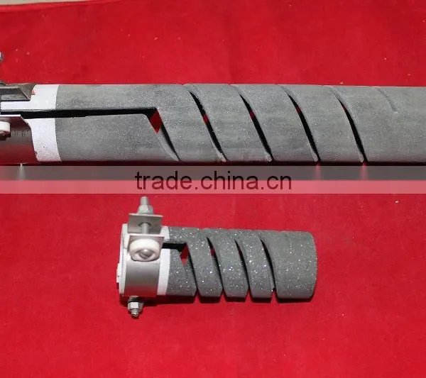 STA Double Spiral SiC Heating Rod Immersion Heater for Melting Aluminum Furnace photo-3