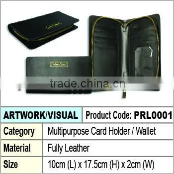 Phillippe Reono Fully Leather Multipurpode Card Holder / Fully Leather Wallet