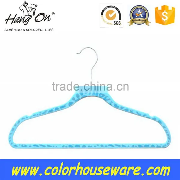 Leopard Velvet Clothes Hanger/flocked Hanger photo-2