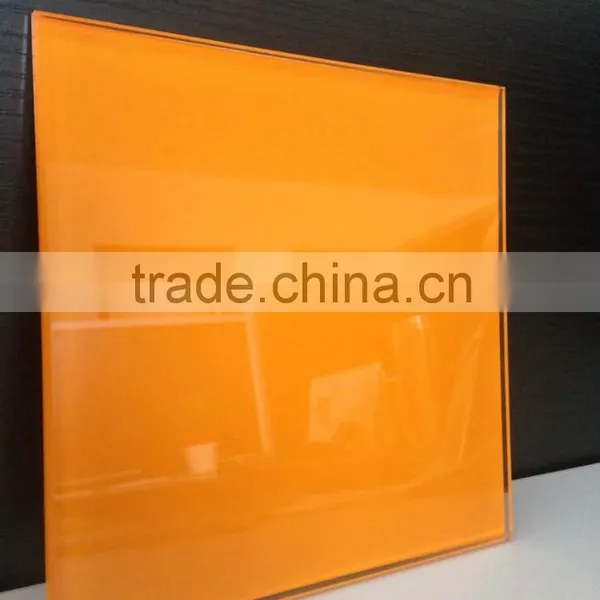 High Quality Colored Back Painted Tempered Glass photo-5