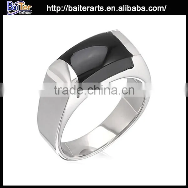 Fashion Cheap Titanium 316L Cheap Wholesale Men Stainless Steel Ring photo-5