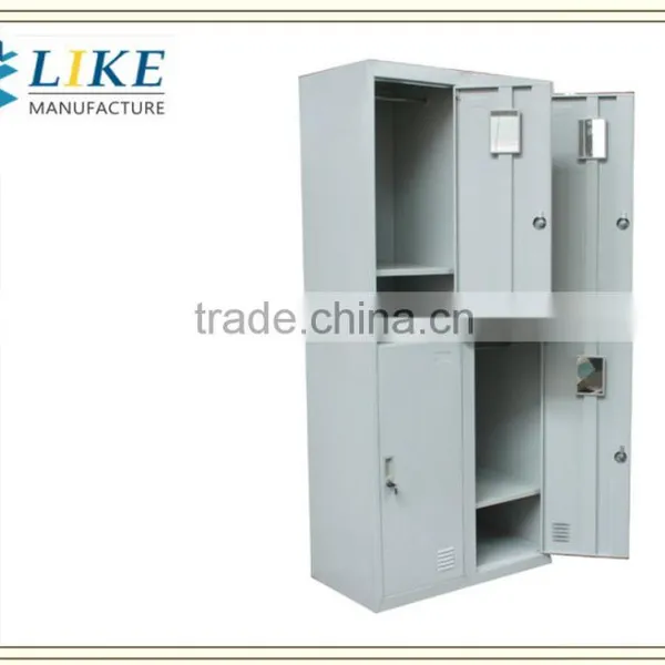 Bedroom Furniture Steel Locker Suppliers 4 Door Steel Wardrobes photo-3