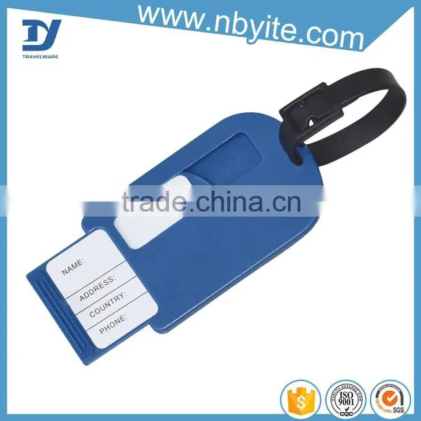 China Bulk Wholesale Clear Plastic Luggage Tags and High Quality Hard Plastic Custom Luggage Tag Quality Choice photo-6