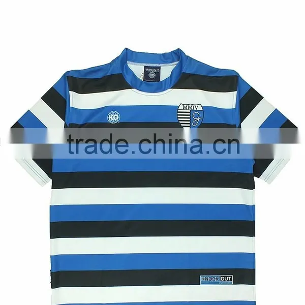 Small MOQ Rugby Shirt , Dry Fit Custom Rugby League Jersey , Sublimated Rugby Shirt photo-3