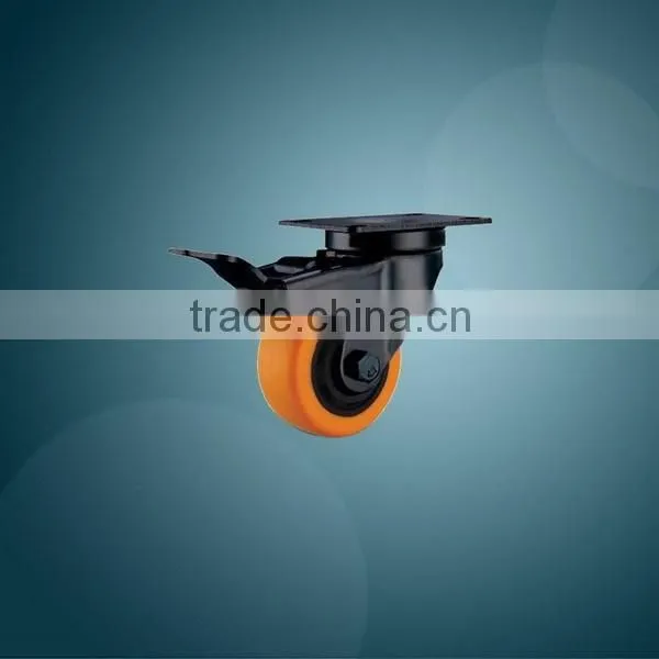 Orange SK6-Z75108P Heavy Duty With Brake Industrial Caster photo-3