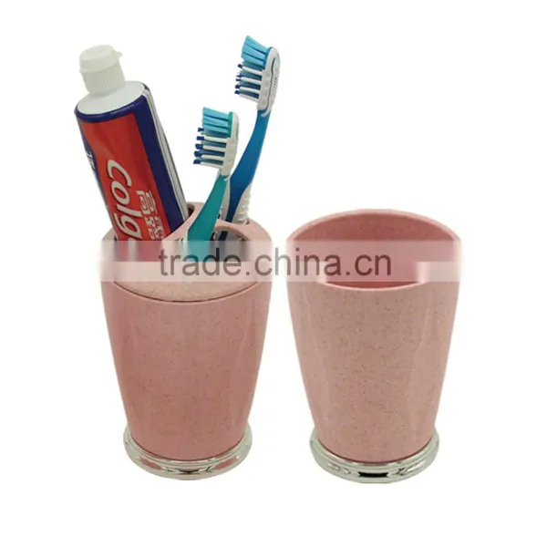 Plastic Pink Bath Accessory Toothbrush Holder photo-4