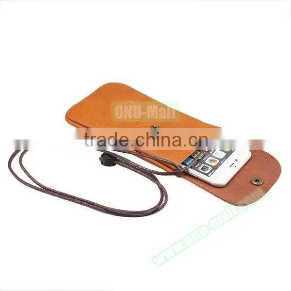 Wholesale Ladies Fashion Bags Style Cow Leather Wallet Case for 5.7 Inch Smartphone photo-5