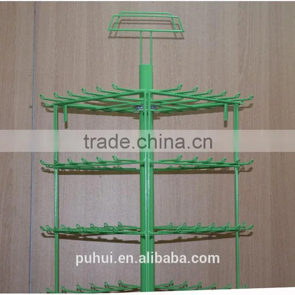 Universal Floor Metal Peg Display Rack With Good Quality photo-3