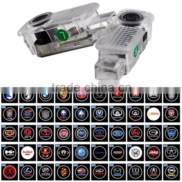 12V 5W Led Car Logo Door Courtesy Light,100% Play & Plug Led Car Door Logo Light,No Drill Car Logo Light photo-3