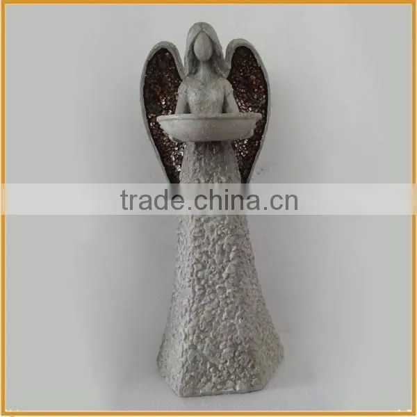 Handmade Figurine Resin Angel Figurine for Home Decor Polyresin Angel