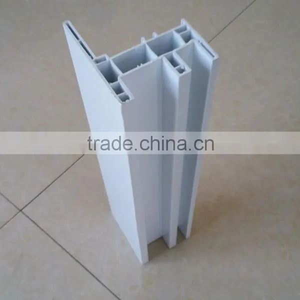 ISO9001 Quality Standard Pvc Window UPVC Profile 4 Chambers Sliding Plastic Extrusion Profile photo-4