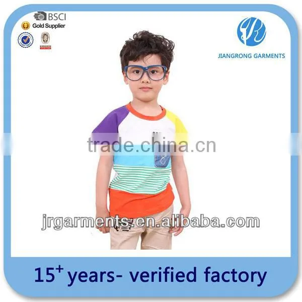 Promotional Customized Logo Printed Kid's Blank Tshirts