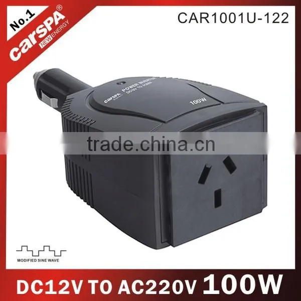 12VDC TO 220VAC 100W USB Car Power Inverter