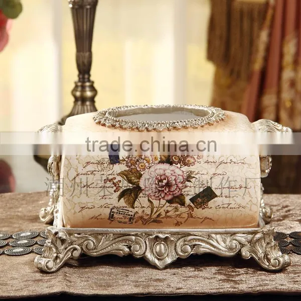 European Style Ceramic Napkin Holder photo-3