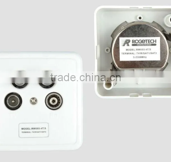 TV/R/SAT WALL SOCKET/SATELLITE WALL SOCKET/TV WALL SOCKET/ TV Socket Outlet (RW003-4TS)