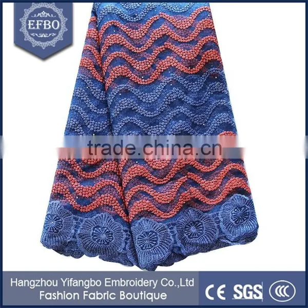 Embroidery Tulle Lace Fabric African for Wholesale Wedding Dress Lace Fabric photo-3