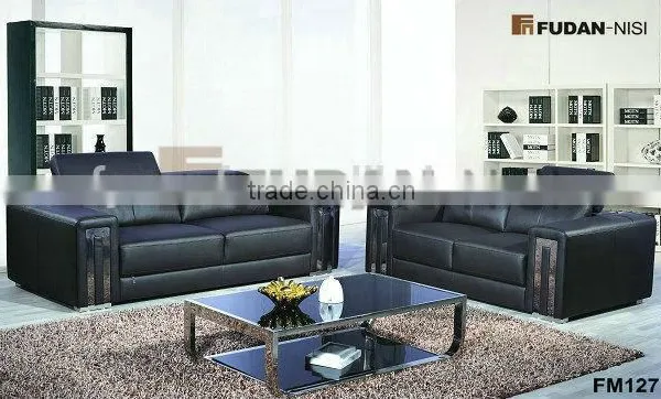 Modern Home Furniture Yellow Leather Sofas Made in Malaysia photo-2