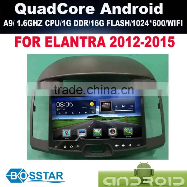 Bosstar Quad Core Android Car Vedio Mp4 Radio for Hyundai NEW ELANTRA With Wifi,bluetooth,16g Inand IGO MAP photo-3