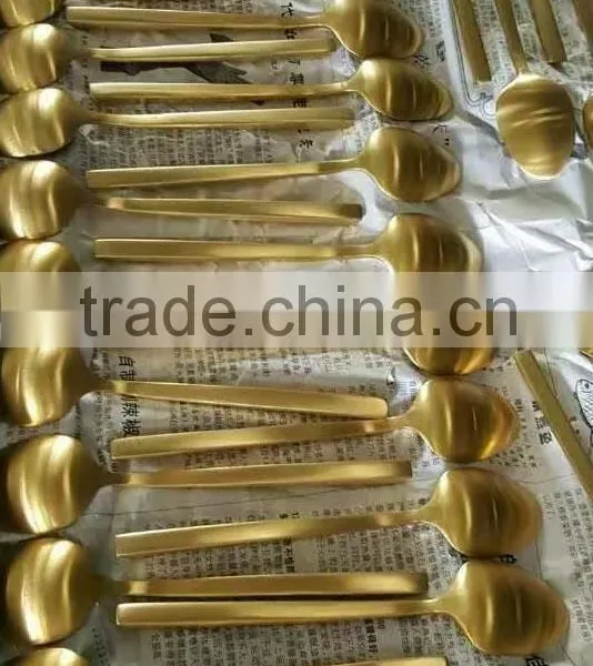 Stainless Steel Tableware Gold, Rose Gold, Blue, Black Color Coating photo-4