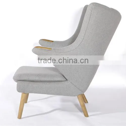 Hans J. Wegner Cashmere Teddy Bear Chair and Ottoman photo-3