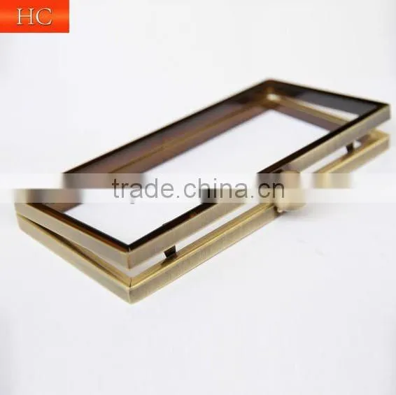 6.5*3inch Antiques Brass Box Purse Frame With Two Plastic Shells photo-5