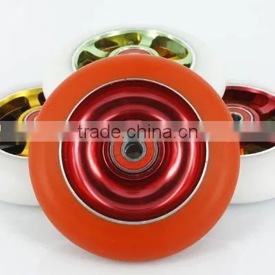 Red Metal Core Scooter Wheel
