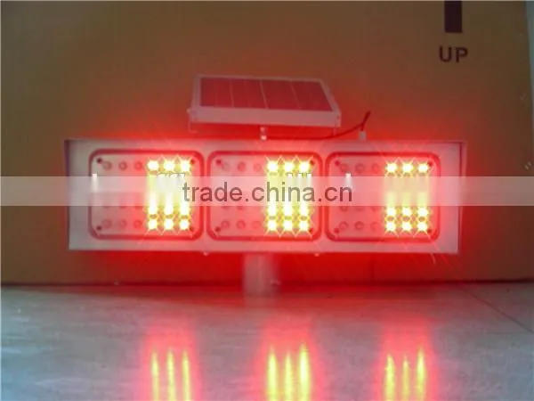 LED Traffic Warning Singal Solar Battery Powered Led Open Signs photo-4