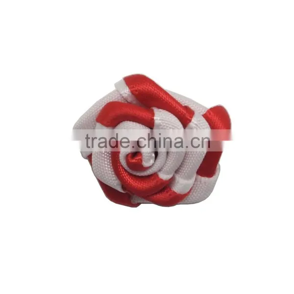 Individual Design Two Color Pretty Rose Shape Flower Printed Ribbon photo-4