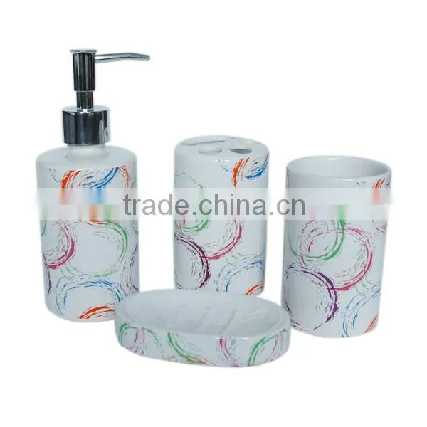 4pcs Ceramic Bathroom Accessories photo-2