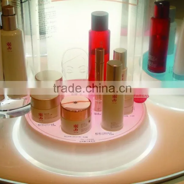 Store Acrylic Cosmetic Product Display Stands