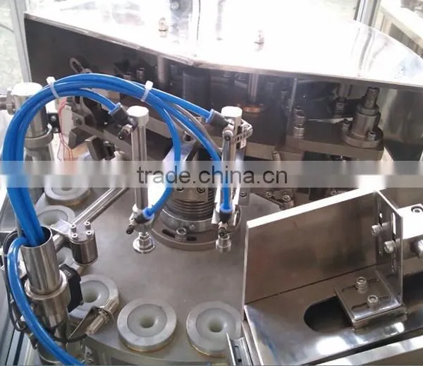 Semi Auto Filling Cutting Ultrasonic Sealing Machine for Plastic Cosmetic Tube With Data and Batch photo-4