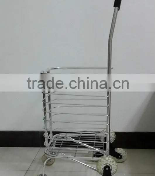 Foldable Wire Mech Shopping Cart RH-FC04 For Aluminum Foldable Stair Climb Shopping Trolley photo-2