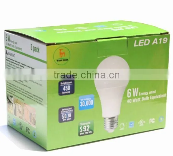 E26 Led the Lamp A19 Led Bulb Light 2700/5000K With UL Listed photo-3