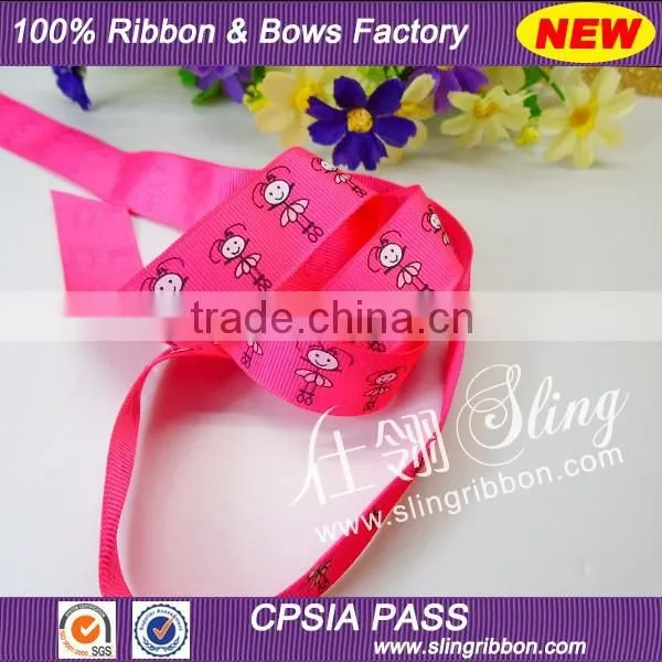 2015 Wholesale Dancing Girl Printed Ribbon photo-2