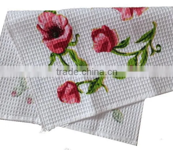 Printed Yarn Dye Tea Towel With Gift Packing Hot Sale 2016 photo-2
