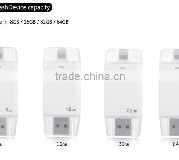 OTG USB Flash Drive,usb Drive for IPhone 5 5s 6 6s 6 Plus,usb Flash Drive for IPad Air Mini photo-5