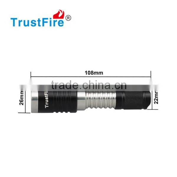 TrustFire Electronic Product XM-L2 Rechargeable Flashlight TR-Z8 Beam Adjustable Light With Fluorescence Switch photo-3