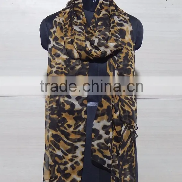 Printed Poly Chiffon Pareo photo-3