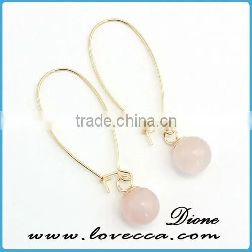 Elegant Fancy Beautiful Luxery Imitation Red Ruby Gemstone Earring Jewelry photo-4