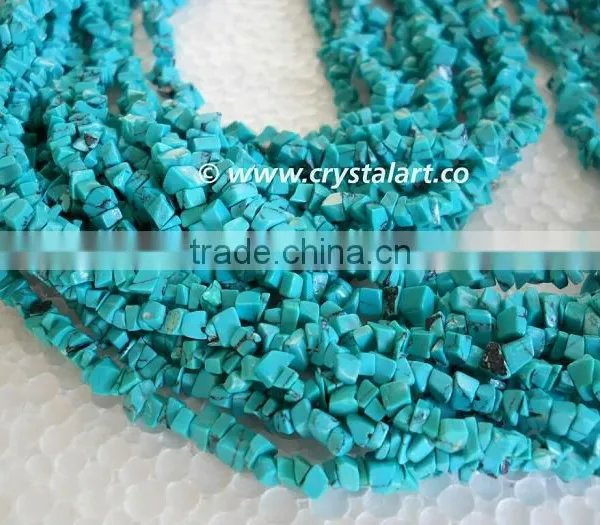Turquoise Chips 36 Inches Strings
