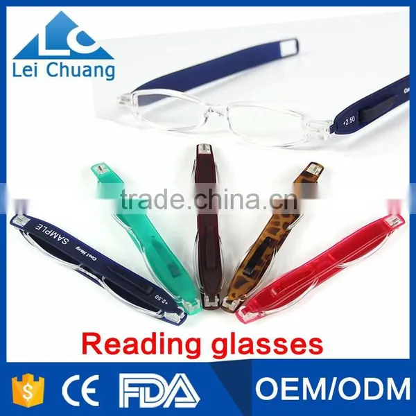 Free Sample Foldable Newest Mini Reading Glasses Innovative Design for Carry Convenient