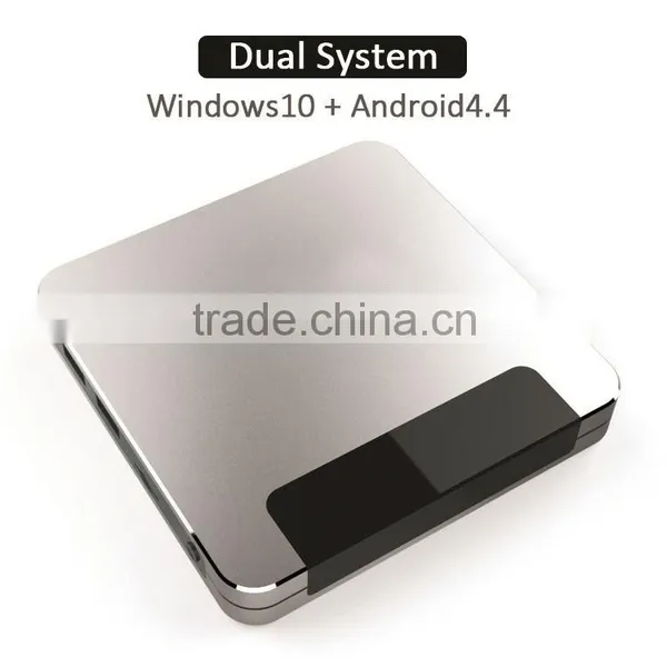 Windows 8.1 Android 4.4 Dual OS 32G Large Flash Memory Metal Mini Computer photo-2