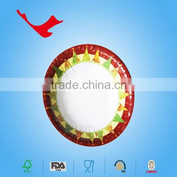 2015 New Products Custom Printed Dispoable Paper Bowl for Christmas Party photo-5