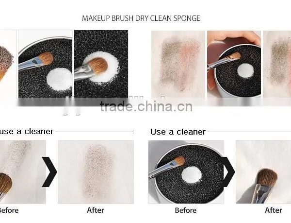 New 2016!!Makeup Remover Brush Color Clean Eyeshadow Sponge Tool Cleaner Sponge Box photo-5