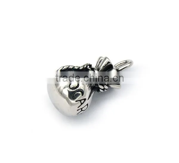2017 Unique Design Silver Casting Stainless Steel Purse Pendant Dollar Charm Jewelry Unisex photo-3
